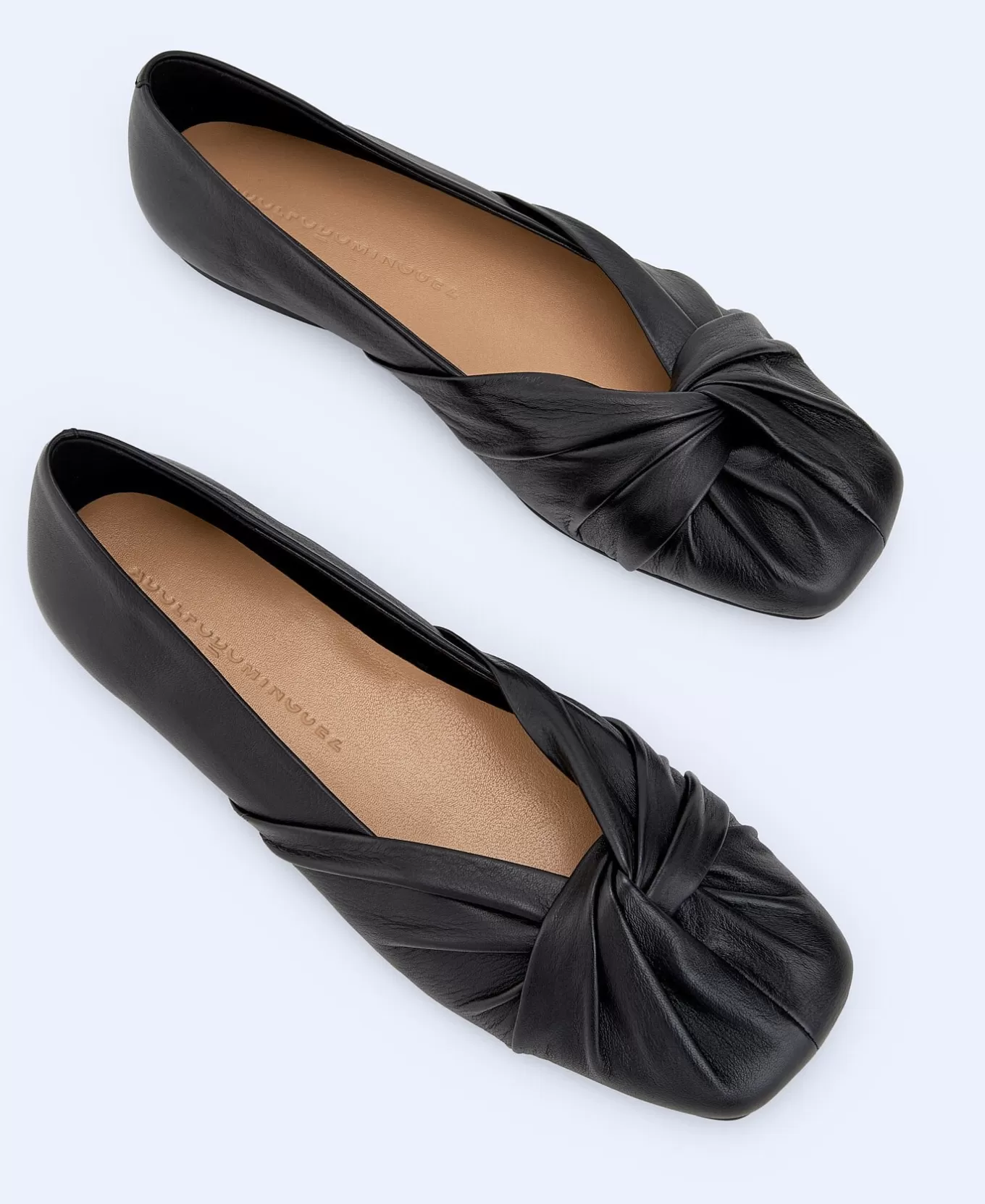 Femme Adolfo Dominguez Ballerines En Cuir Nappa