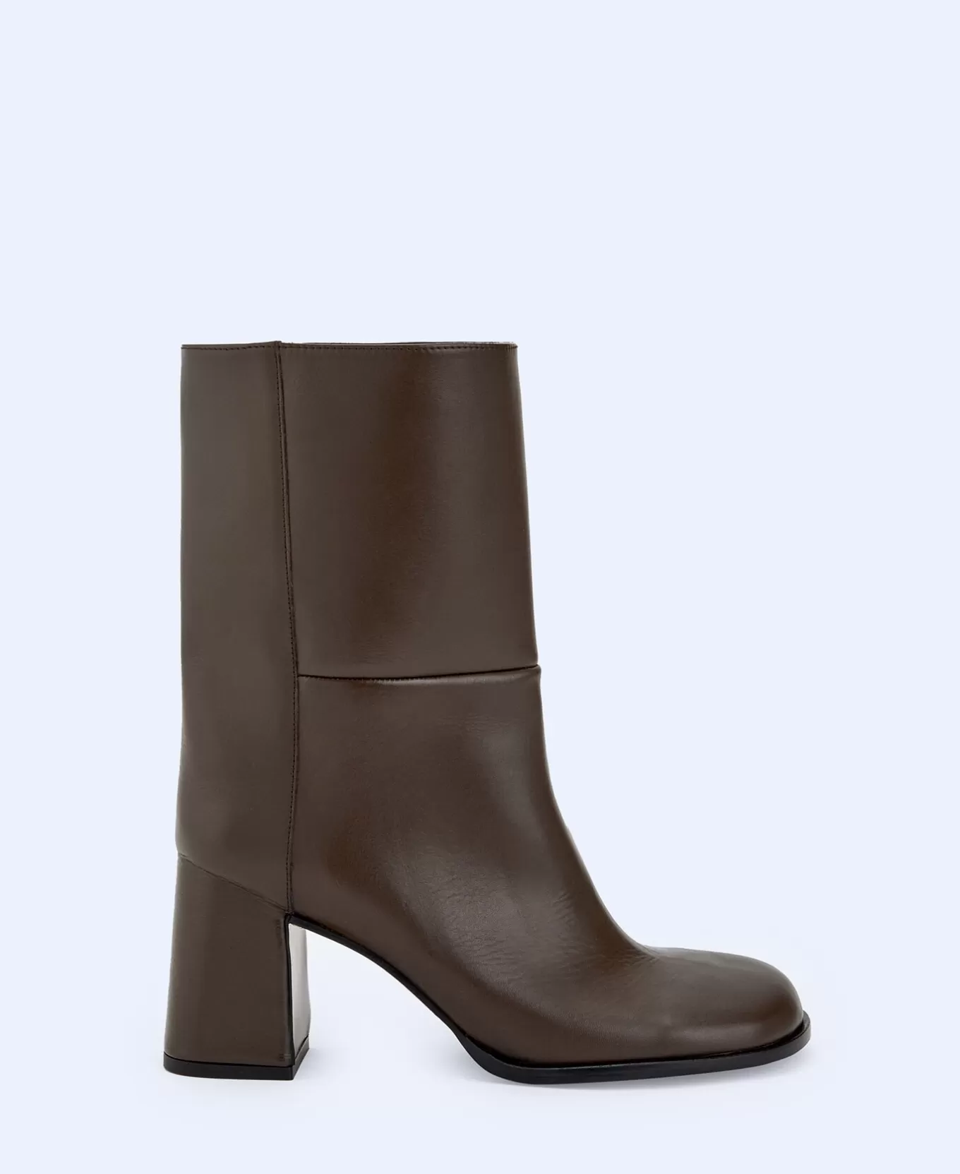 Femme Adolfo Dominguez Bottines En Cuir A Tige Ample