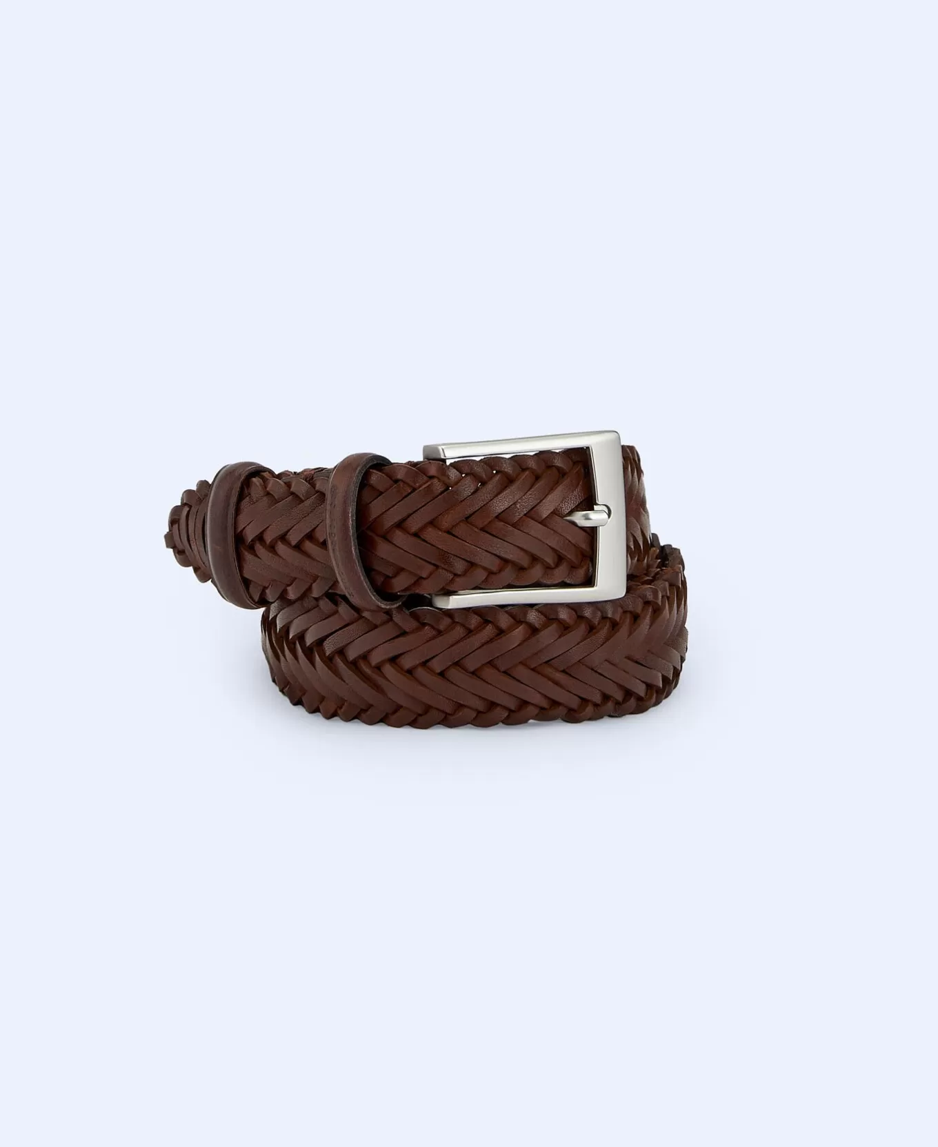 Homme Adolfo Dominguez Ceinture En Cuir Tresse