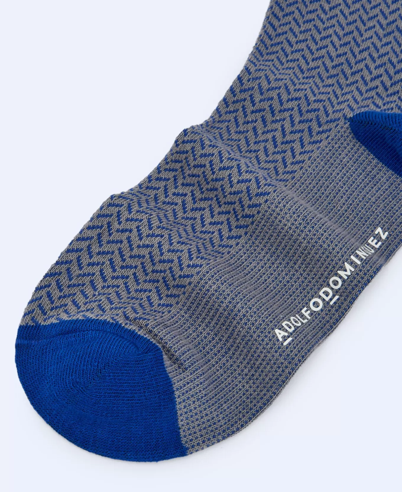 Homme Adolfo Dominguez Chaussettes A Motif De Chevrons