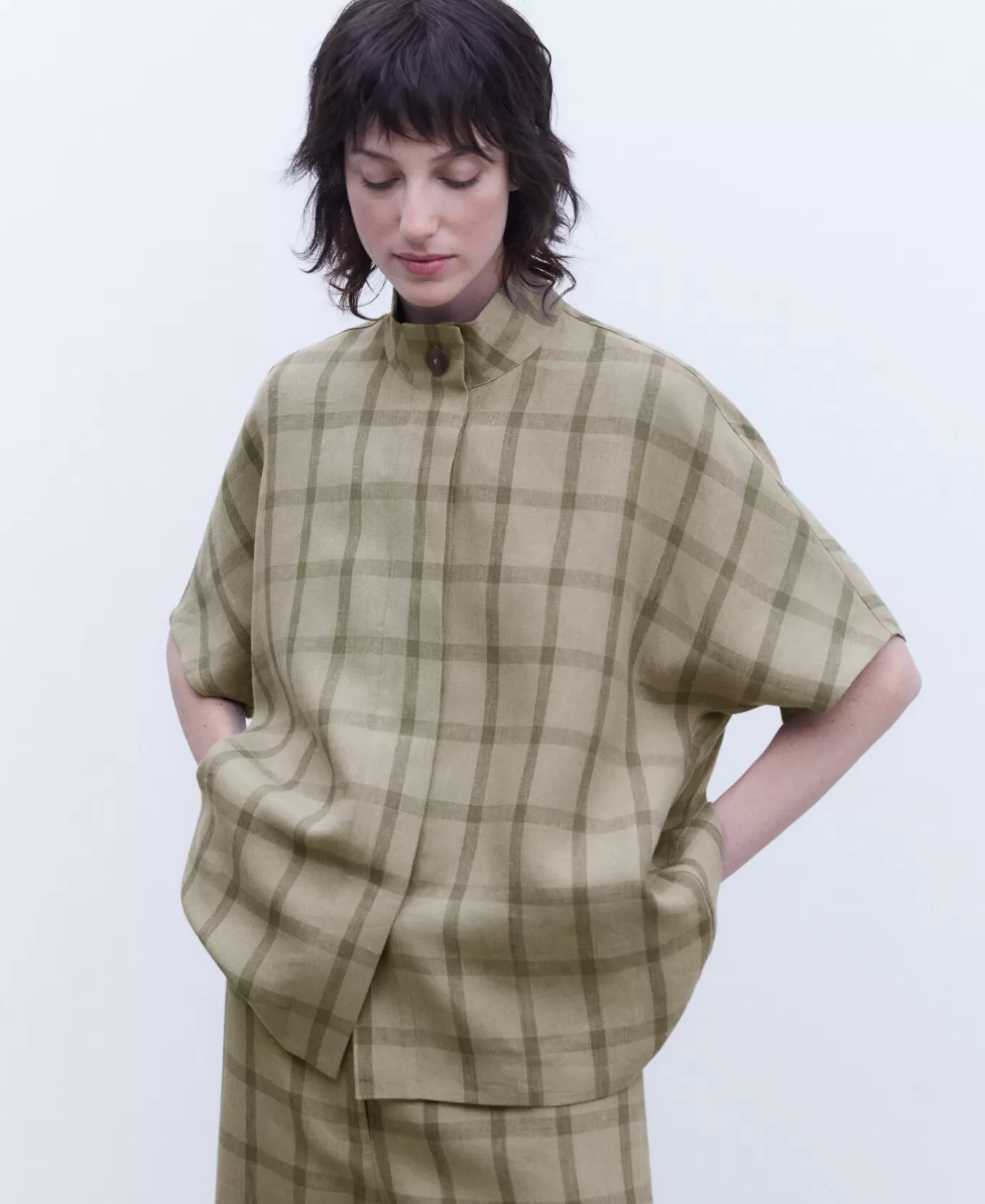 Femme Adolfo Dominguez Chemisier Oversize En Lin