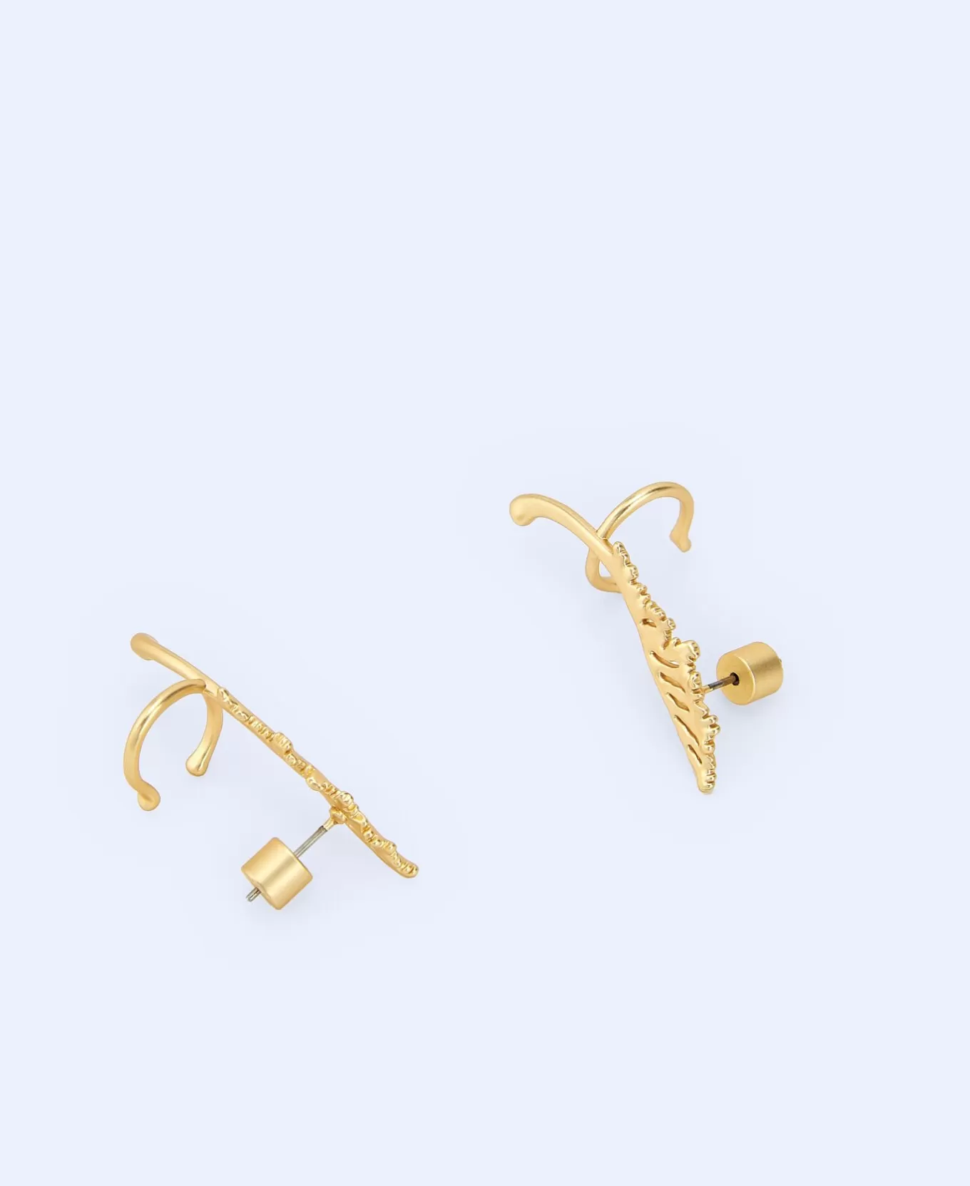 Femme Adolfo Dominguez Ear Cuff En Laiton A Motif Feuille De Chou