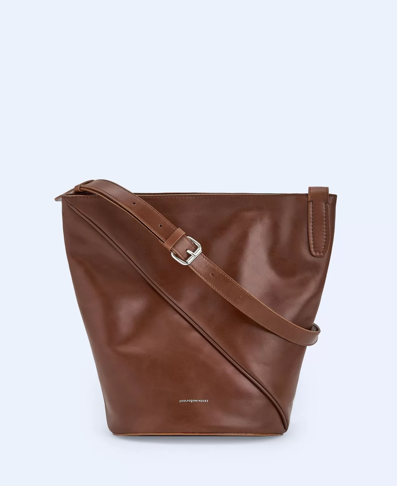 Femme Adolfo Dominguez Grand Sac Hobo En Cuir Responsable