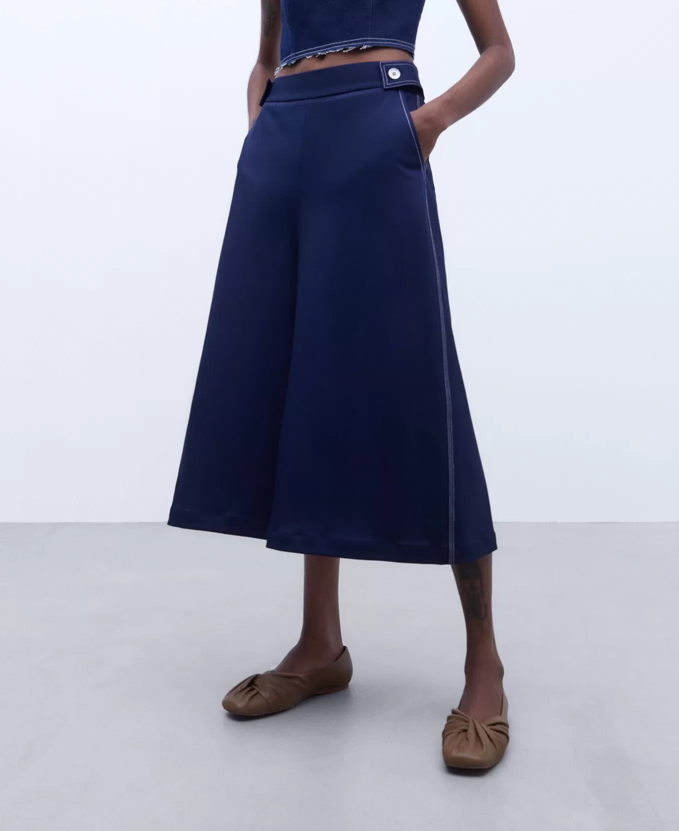 Femme Adolfo Dominguez Jupe-Culotte Large