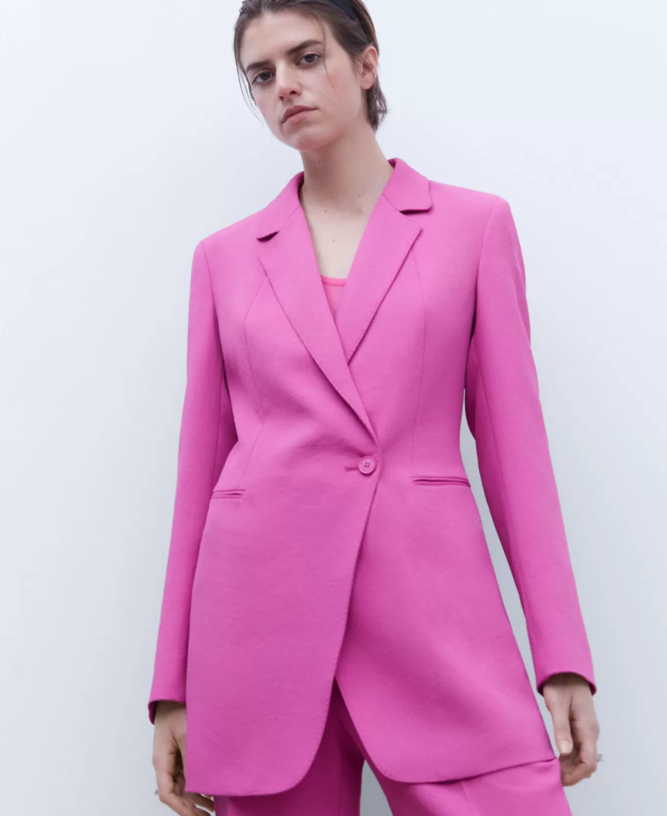 Femme Adolfo Dominguez Long Blazer Cintre