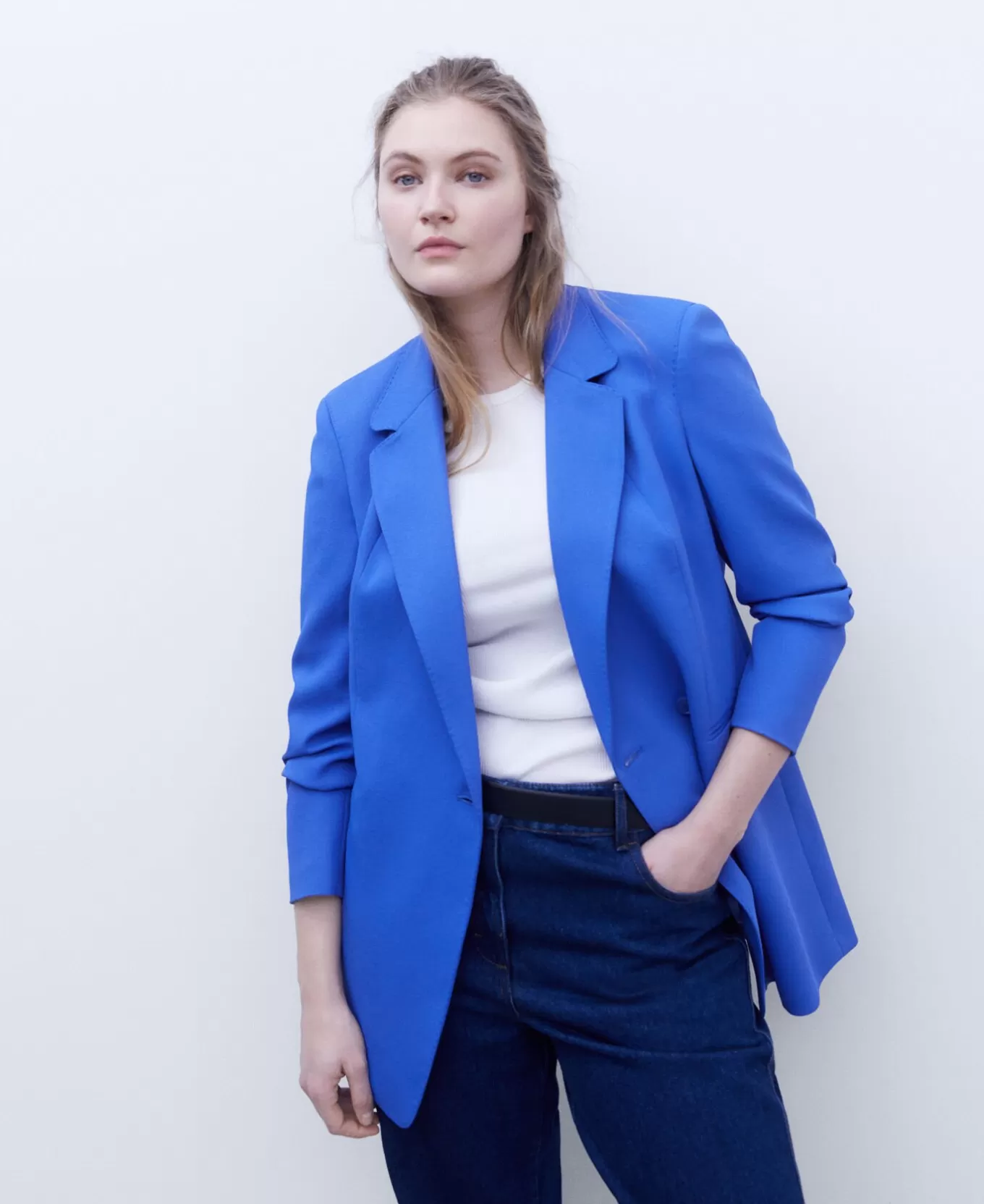 Femme Adolfo Dominguez Long Blazer Cintre