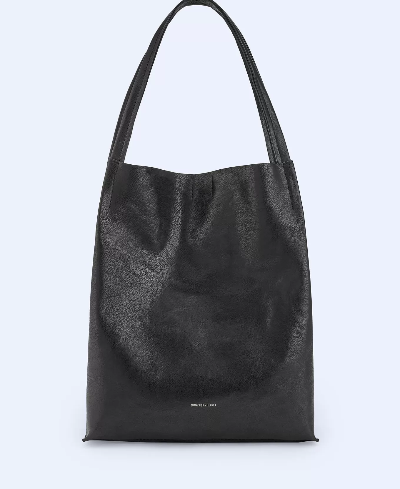 Femme Adolfo Dominguez Maxi Sac Shopper En Cuir De Vachette