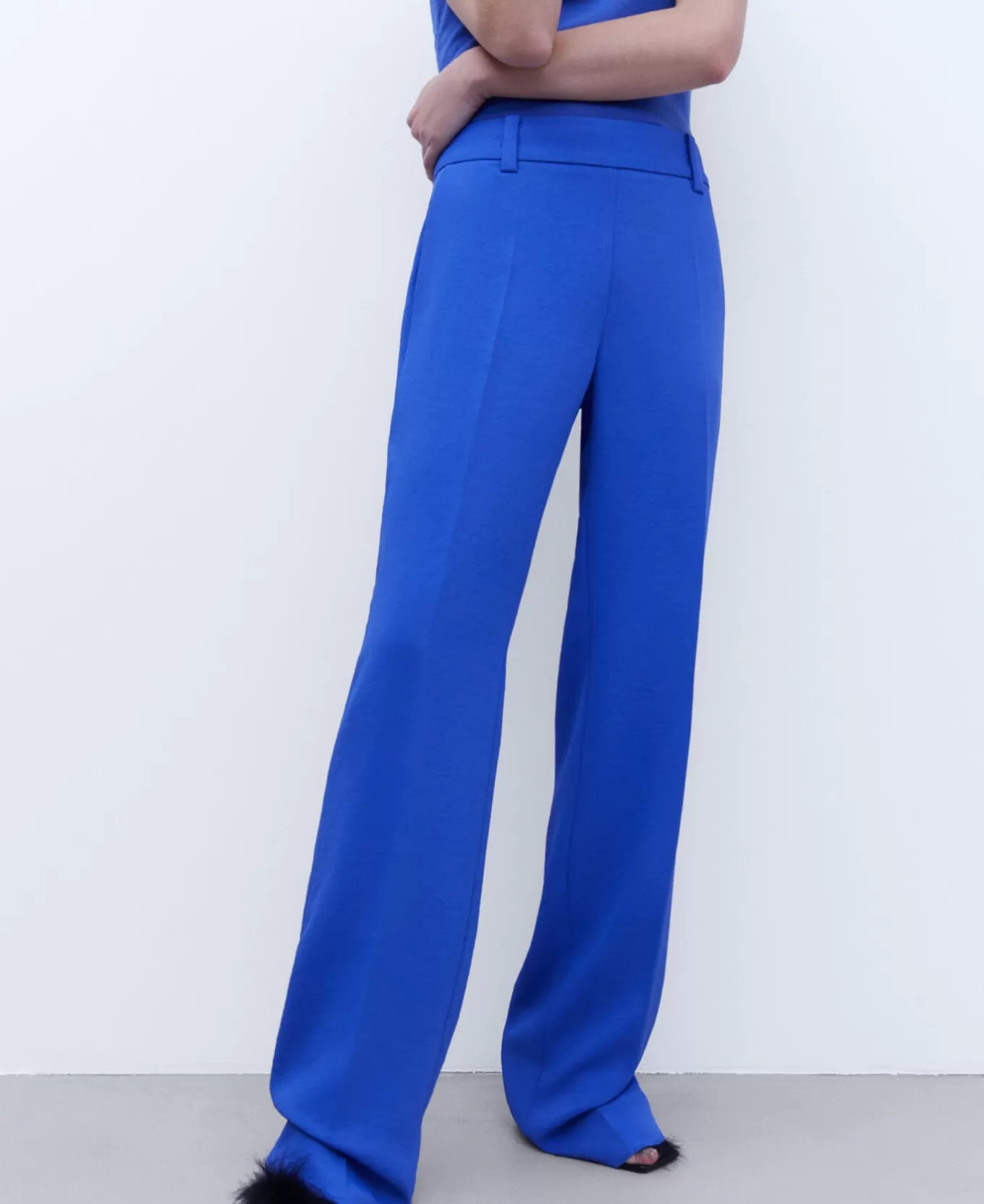 Femme Adolfo Dominguez Pantalon A Pinces Uni