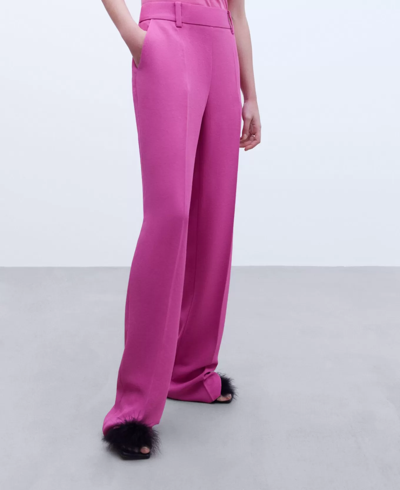 Femme Adolfo Dominguez Pantalon A Pinces Uni