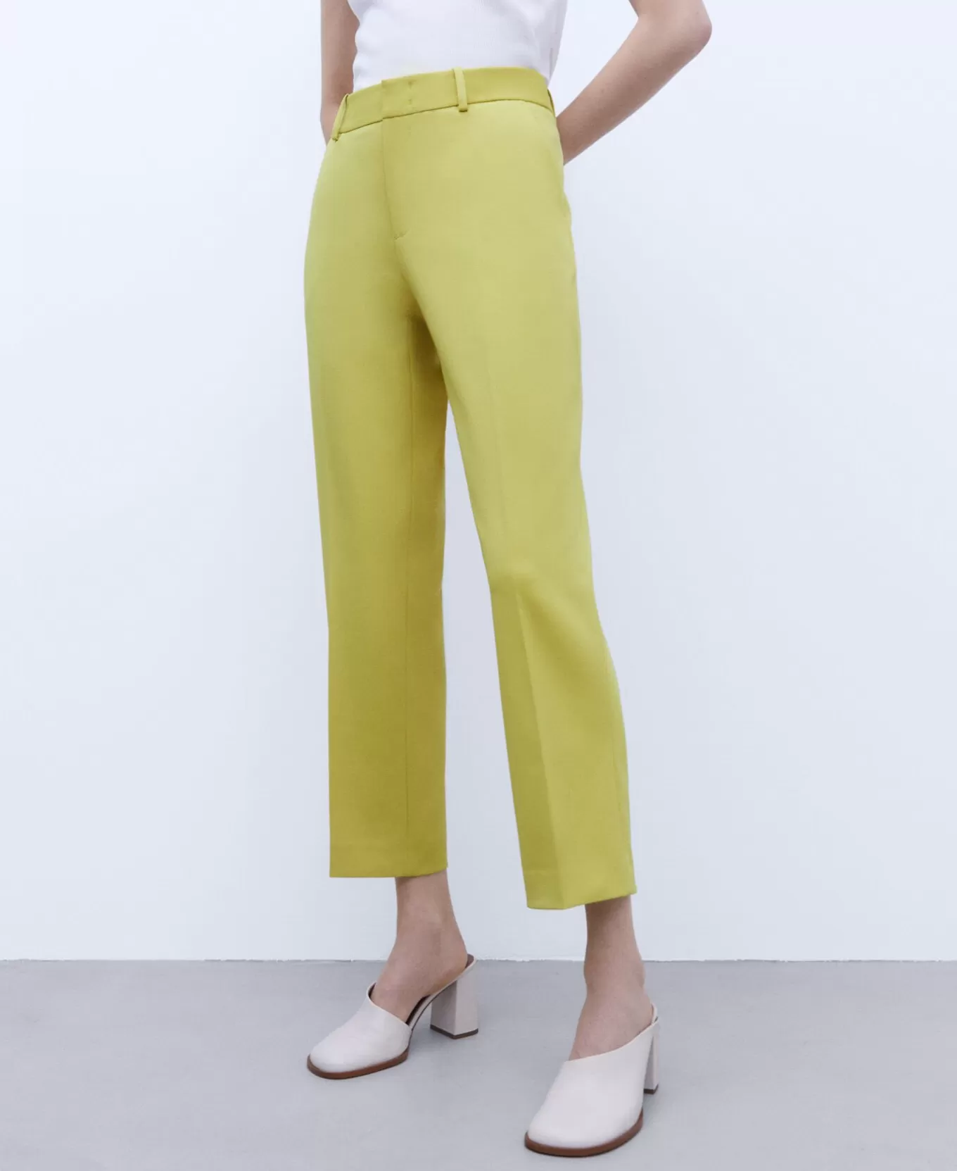 Femme Adolfo Dominguez Pantalon Coupe Droite