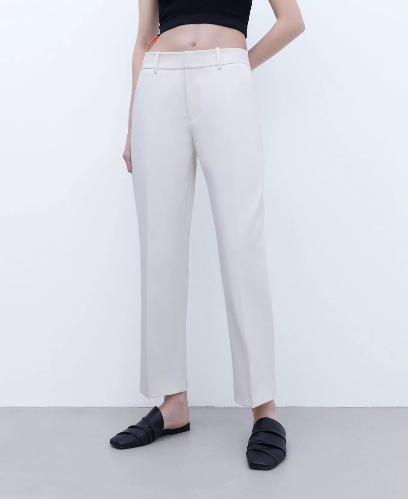 Femme Adolfo Dominguez Pantalon Coupe Droite