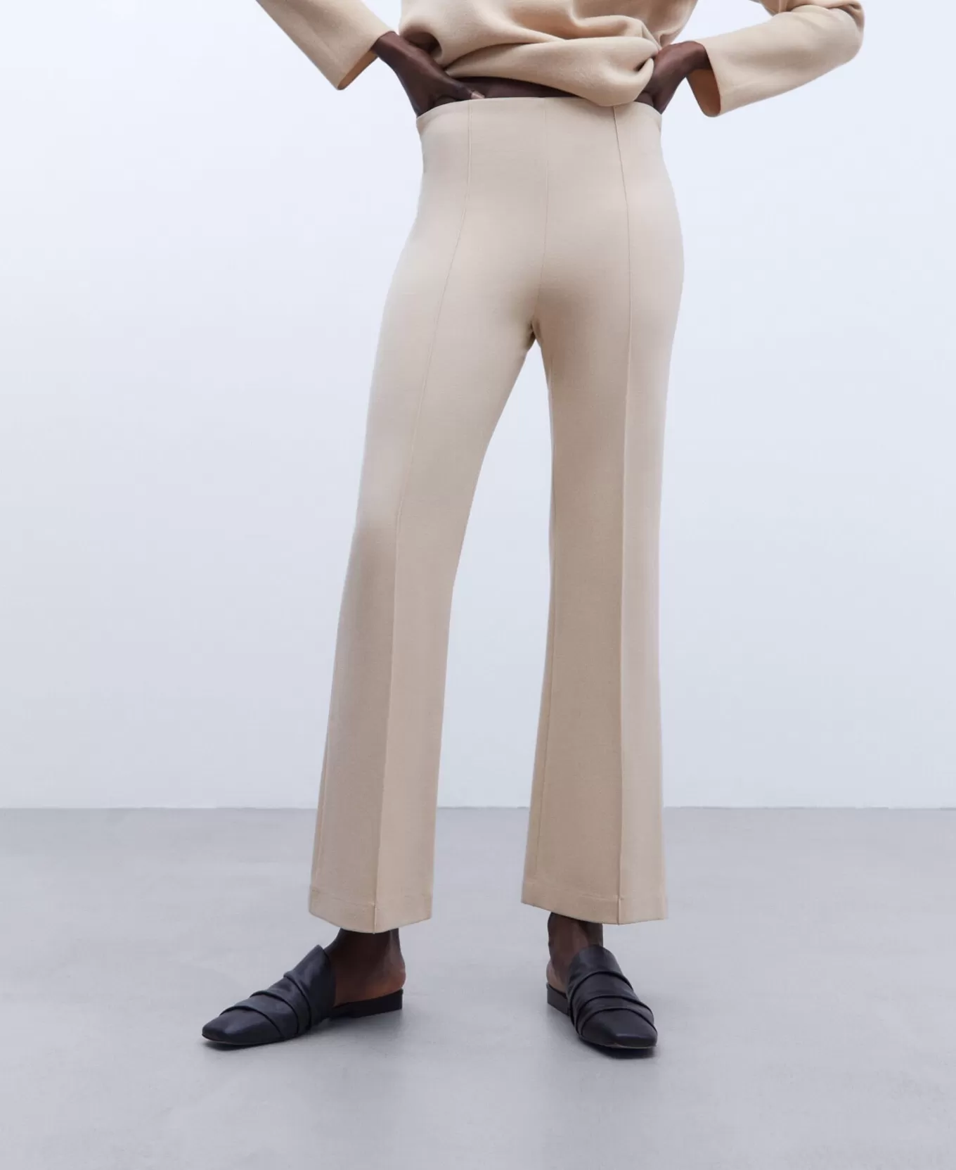 Femme Adolfo Dominguez Pantalon En Punto Di Roma