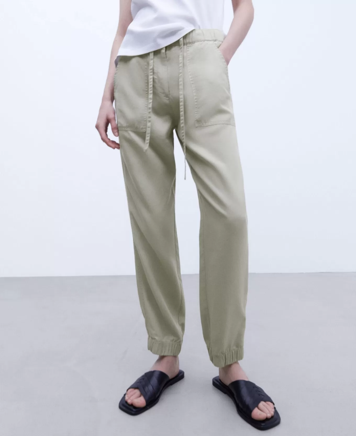 Femme Adolfo Dominguez Pantalon Jogger En Lyocell De Lenzig™