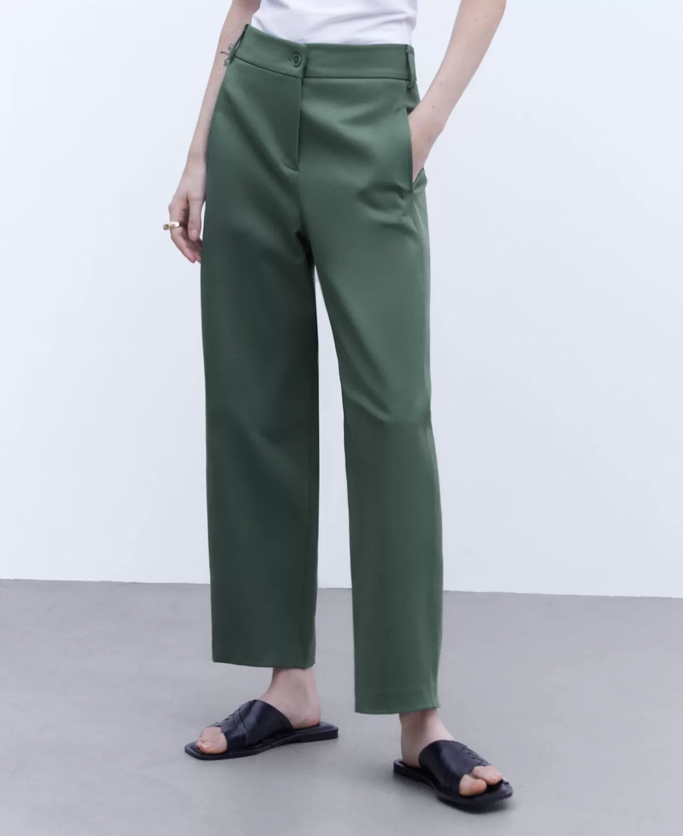 Femme Adolfo Dominguez Pantalon Regular Fit