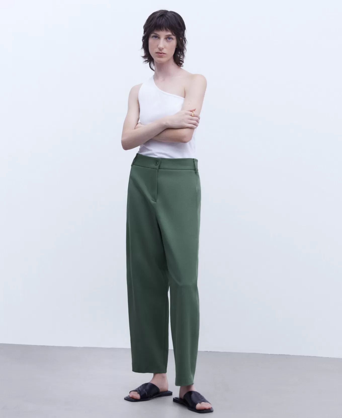 Femme Adolfo Dominguez Pantalon Regular Fit